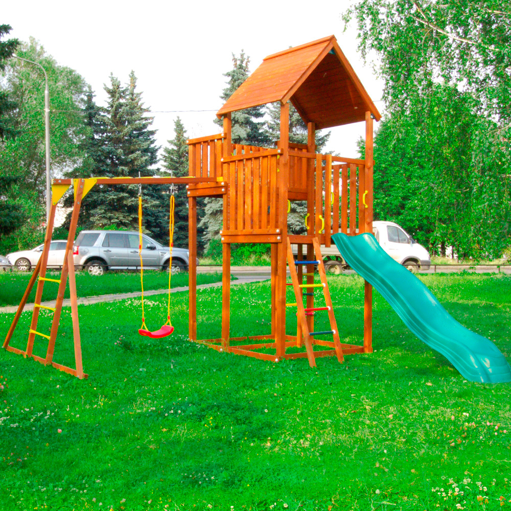 Детский городок Jungle Gym Palace + Рукоход + Сидушка Детский городок Jungle Gym Palace + Рукоход + Сидушка