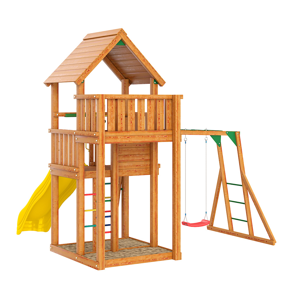 Детский городок Jungle Gym Palace + Рукоход + Сидушка Детский городок Jungle Gym Palace + Рукоход + Сидушка
