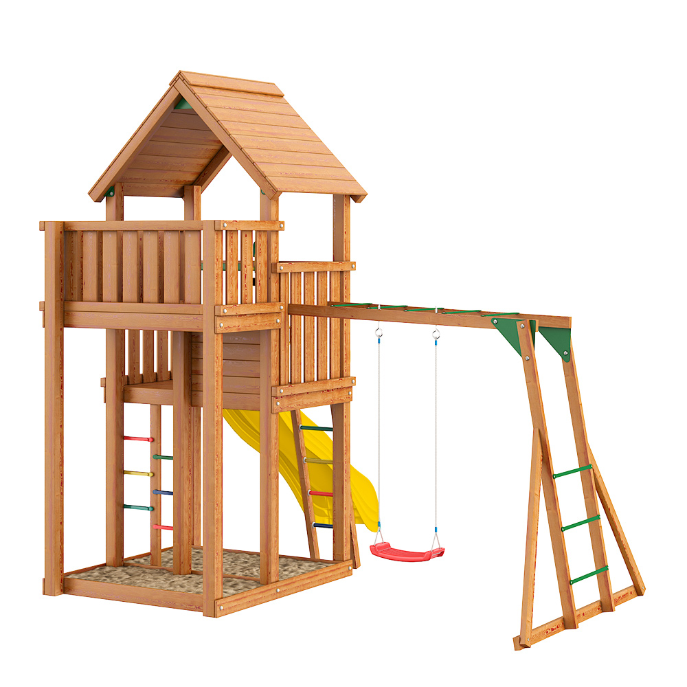 Детский городок Jungle Gym Palace + Рукоход + Сидушка Детский городок Jungle Gym Palace + Рукоход + Сидушка