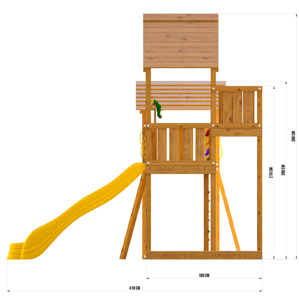 Размеры детского городка Jungle Gym Palace + Jungle Cottage (без горки) + Bridge Link (жесткий мост) + Rock Размеры детского городка Jungle Gym Palace + Jungle Cottage (без горки) + Bridge Link (жесткий мост) + Rock