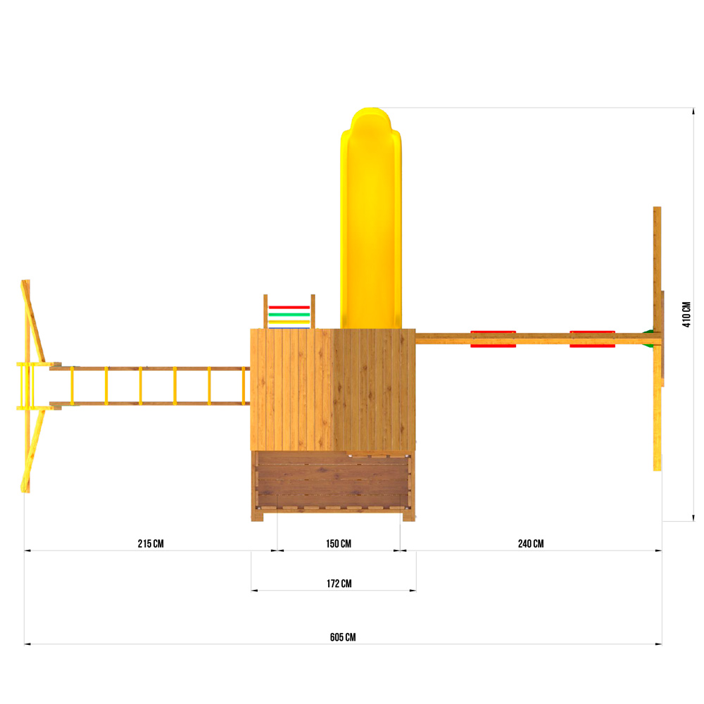 ������� �������� ������� Jungle Gym Palace + Swing Module Xtra + ������� � ��������������� ��������