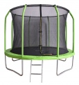 Батут Bondy Sport 8 ft 2,44 м (зеленый) с сеткой и лестницей