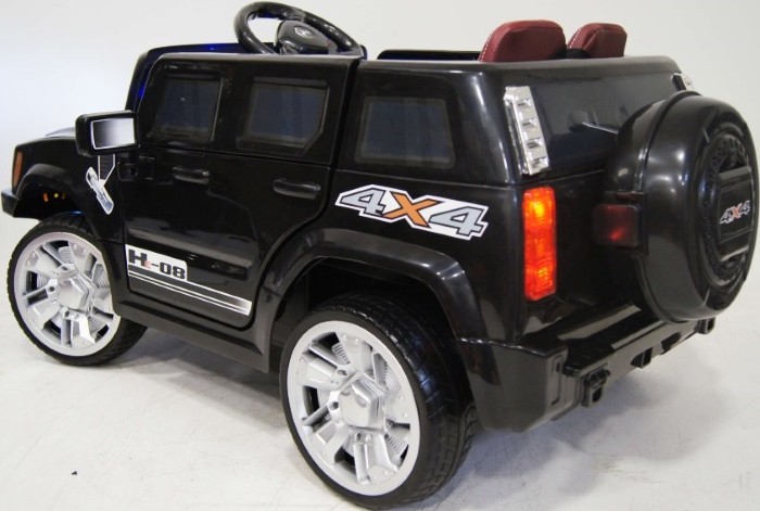 Электромобиль детский RiverToys Hummer E003EE, цвет черный Электромобиль детский RiverToys Hummer E003EE, цвет черный