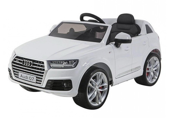 Электромобиль детский RiverToys Audi Q7 Quattro (лицензия), цвет белый Электромобиль детский RiverToys Audi Q7 Quattro (лицензия), цвет белый