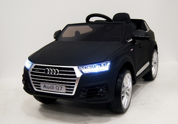 Электромобиль детский RiverToys Audi Q7 Quattro (лицензия), цвет черный Электромобиль детский RiverToys Audi Q7 Quattro (лицензия), цвет черный