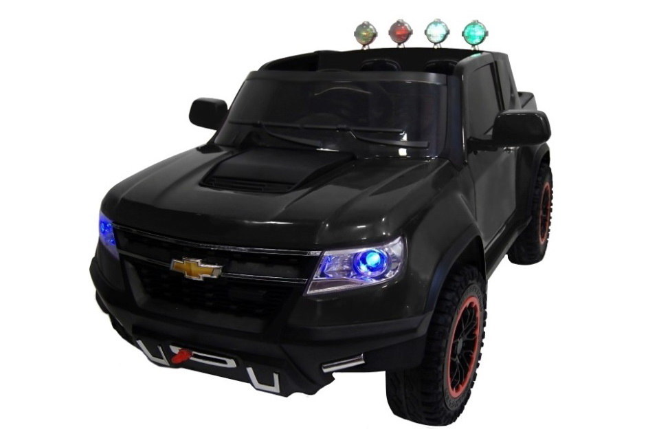 Электромобиль детский RiverToys Chevrole X111XX, цвет черный Электромобиль детский RiverToys Chevrole X111XX, цвет черный