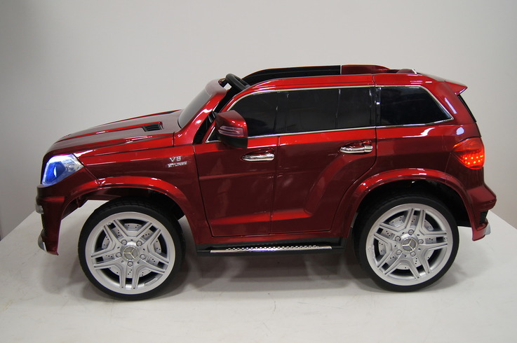 Электромобиль детский RiverToys Merсedes Benz GL63 AMG, цвет вишневый матовый Электромобиль детский RiverToys Merсedes Benz GL63 AMG, цвет вишневый матовый