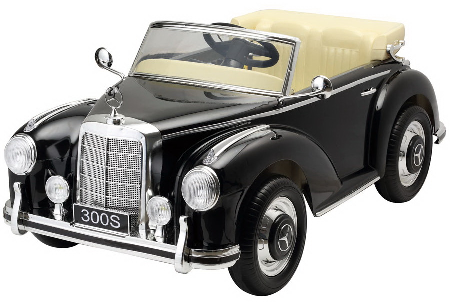 Электромобиль детский RiverToys Mercedes-Benz 300S (лицензия), цвет черный глянец Электромобиль детский RiverToys Mercedes-Benz 300S (лицензия), цвет черный глянец