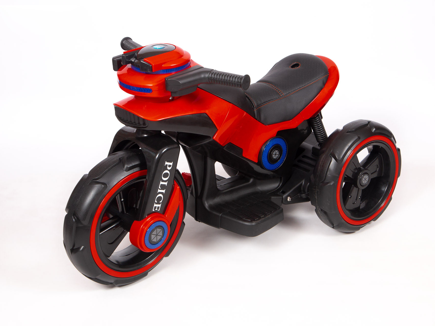Электромотоцикл BARTY Y-Maxi Police YM198 красного цвета Электромотоцикл BARTY Y-Maxi Police YM198 красного цвета