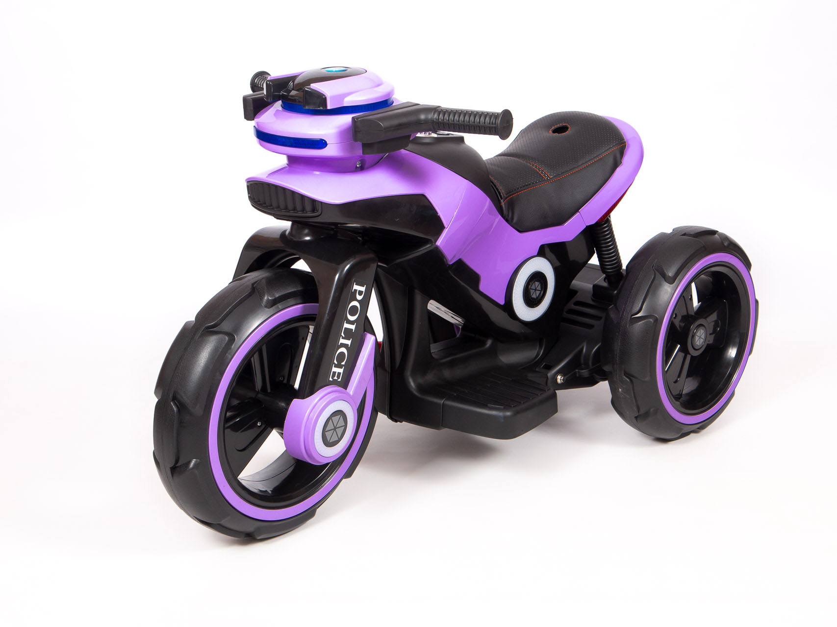 Электромотоцикл BARTY Y-Maxi Police YM198 фиолетового цвета Электромотоцикл BARTY Y-Maxi Police YM198 фиолетового цвета