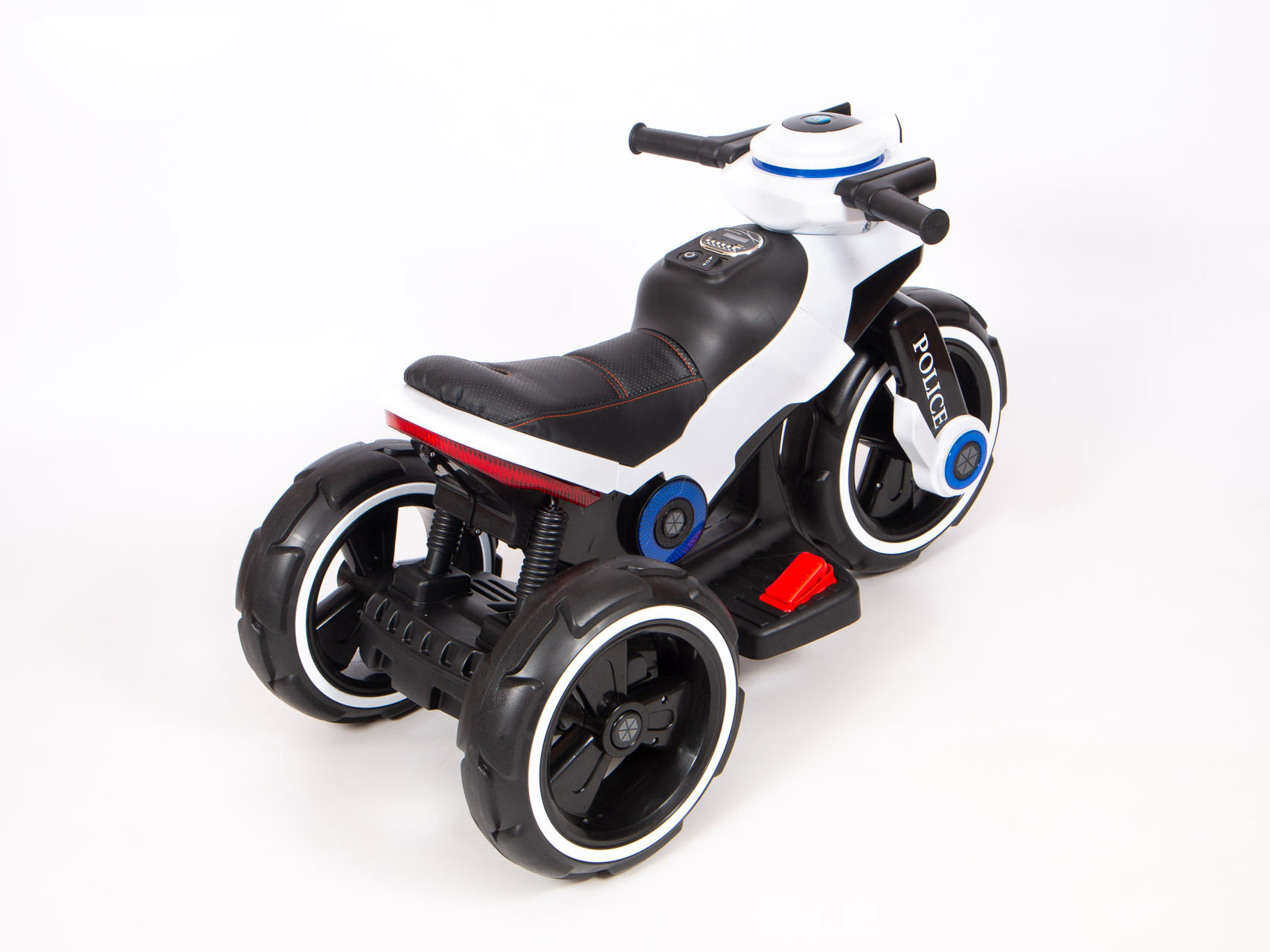 Электромотоцикл BARTY Y-Maxi Police YM198 белого цвета Электромотоцикл BARTY Y-Maxi Police YM198 белого цвета