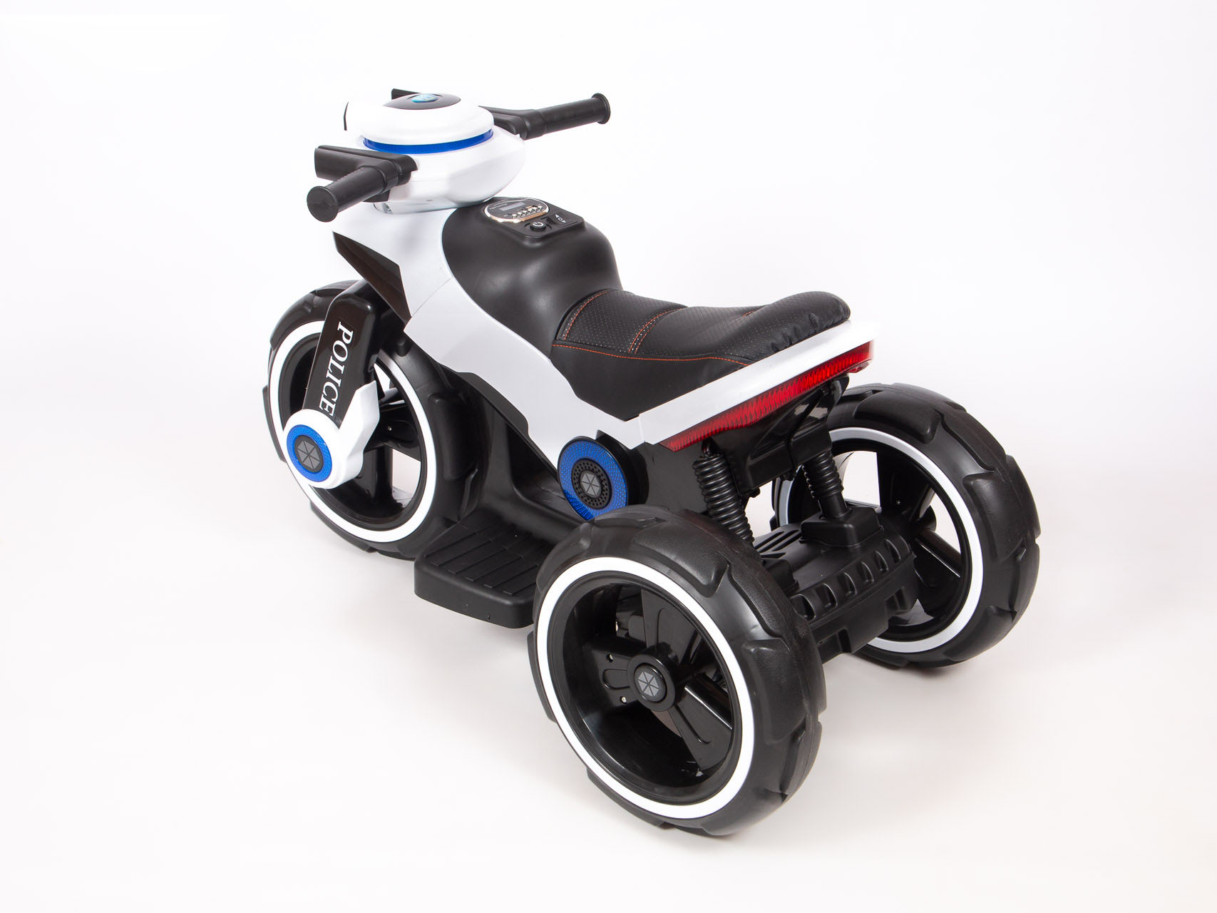 Электромотоцикл BARTY Y-Maxi Police YM198 белого цвета Электромотоцикл BARTY Y-Maxi Police YM198 белого цвета