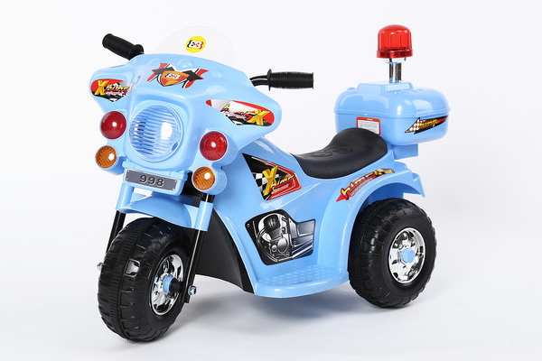 Электромотоцикл RiverToys Moto 998, цвет синий Электромотоцикл RiverToys Moto 998, цвет синий