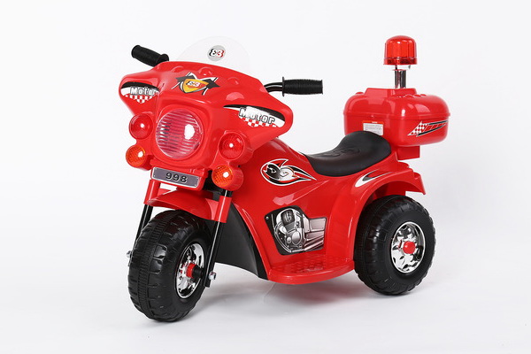 Электромотоцикл RiverToys Moto 998, цвет красный Электромотоцикл RiverToys Moto 998, цвет красный