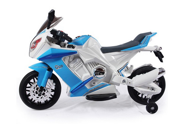 Электромотоцикл RiverToys Moto M111MM, цвет белый Электромотоцикл RiverToys Moto M111MM, цвет белый