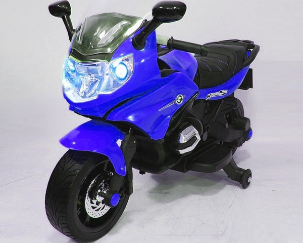 Электромотоцикл RiverToys Moto M444MM, цвет синий Электромотоцикл RiverToys Moto M444MM, цвет синий