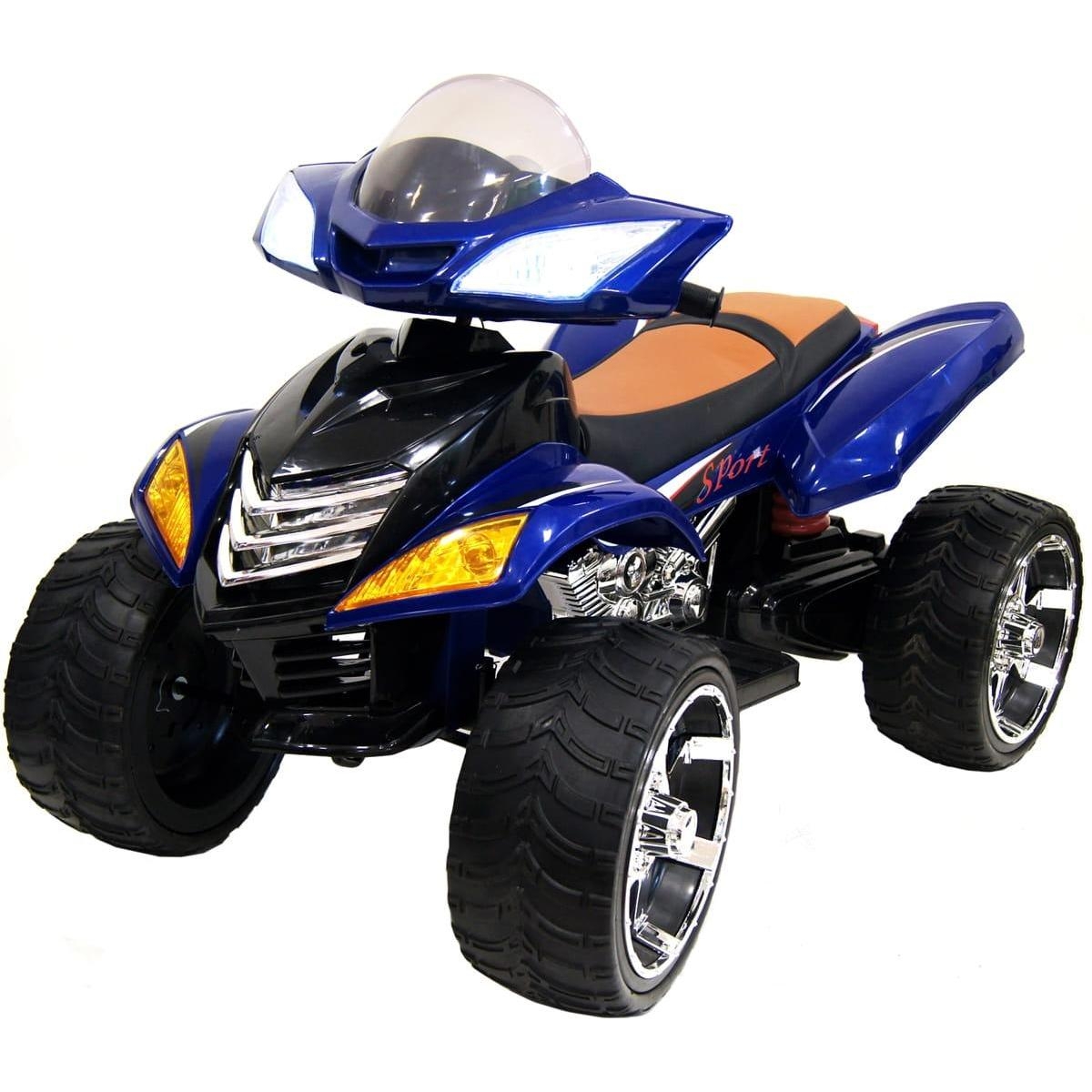 Квадроцикл детский RiverToys E005KX синего цвета Квадроцикл детский RiverToys E005KX синего цвета