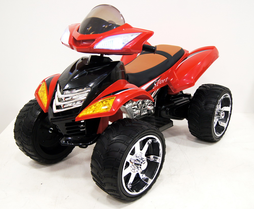 Квадроцикл детский RiverToys E005KX, цвет красный Квадроцикл детский RiverToys E005KX, цвет красный