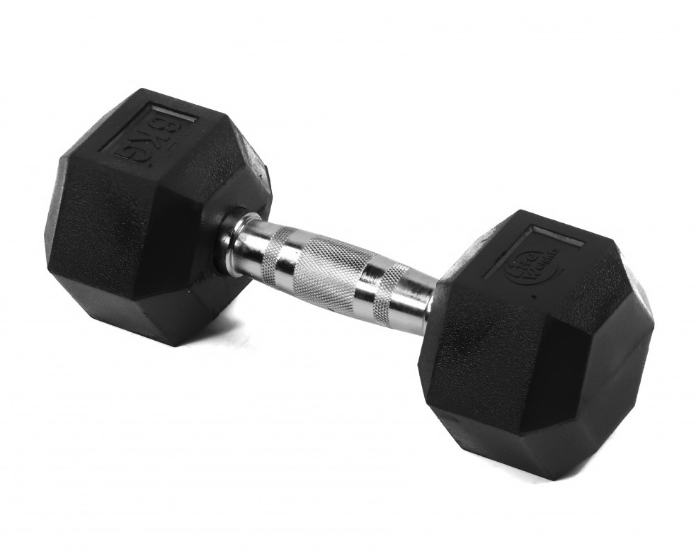 Гантель гексагональная обрезиненная 6кг Lite Weights 3182LW Гантель гексагональная обрезиненная 6кг Lite Weights 3182LW