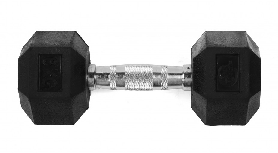 Гантель гексагональная обрезиненная 6кг Lite Weights 3182LW Гантель гексагональная обрезиненная 6кг Lite Weights 3182LW