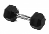 Гантель гексагональная обрезиненная 7кг Lite Weights 3183LW