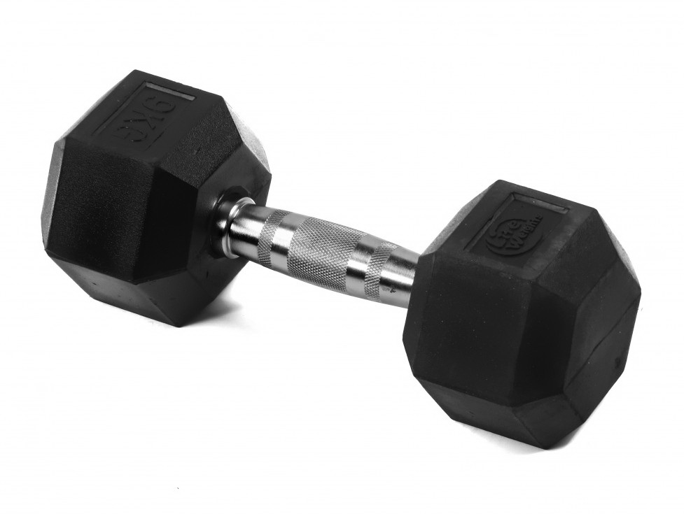Гантель гексагональная обрезиненная 9кг Lite Weights 3185LW Гантель гексагональная обрезиненная 9кг Lite Weights 3185LW