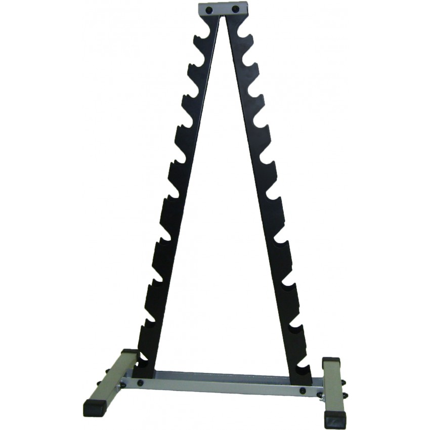 Стойка для гантелей на 10 пар MironFit Rk-031 Елочка Стойка для гантелей на 10 пар MironFit Rk-031 Елочка
