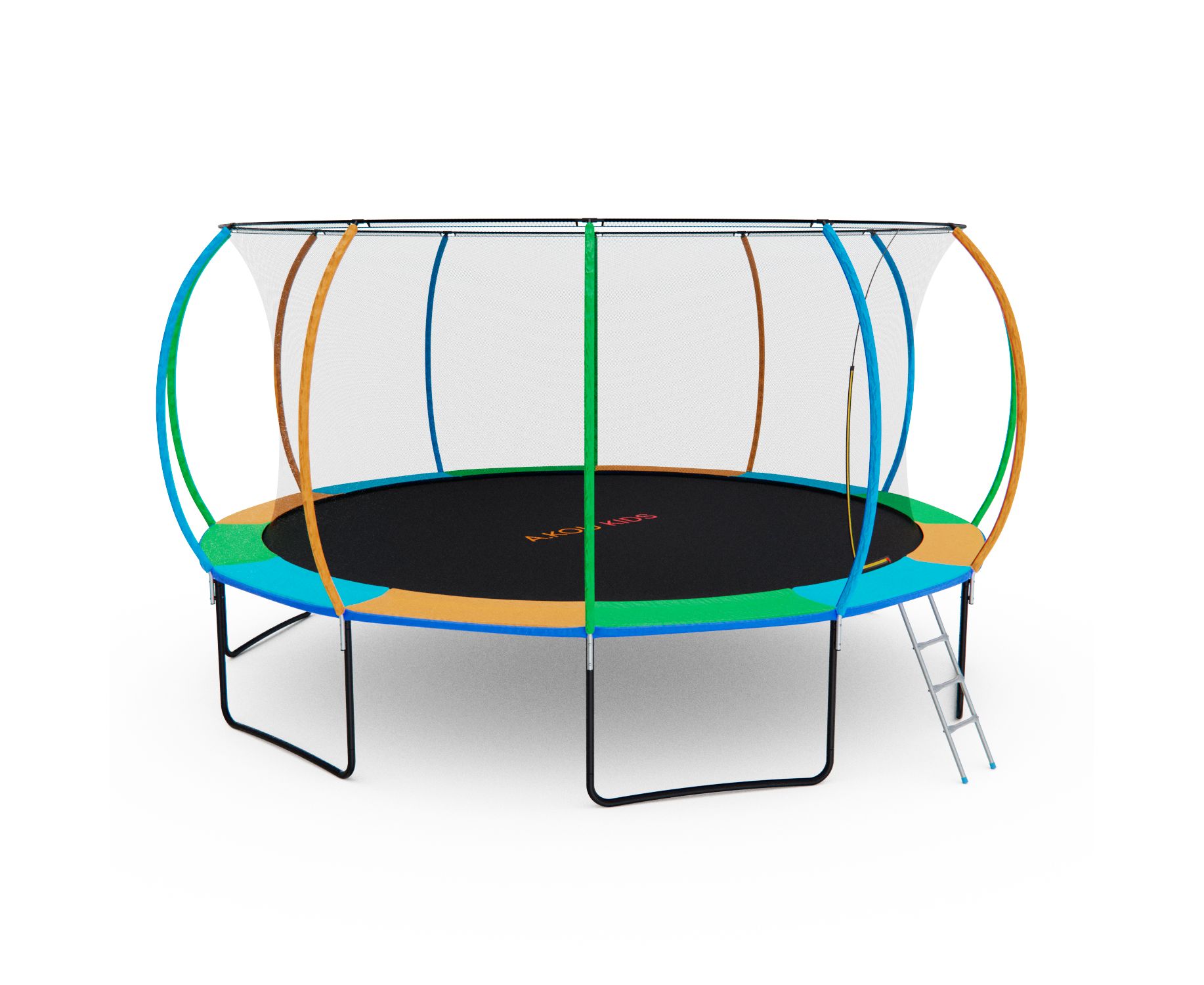 Батут с сеткой и лестницей DFC A.Kou Kids 16ft Батут с сеткой и лестницей DFC A.Kou Kids 16ft