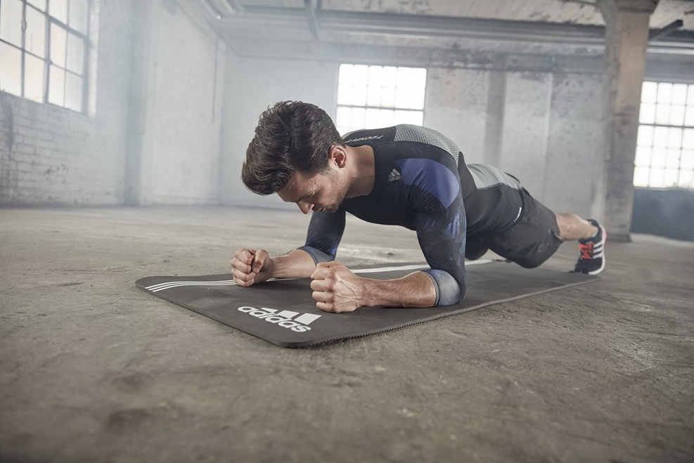 Занятия на тренировочном коврике (мате) для фитнеса Adidas Elite ADMT-12236WH Занятия на тренировочном коврике (мате) для фитнеса Adidas Elite ADMT-12236WH
