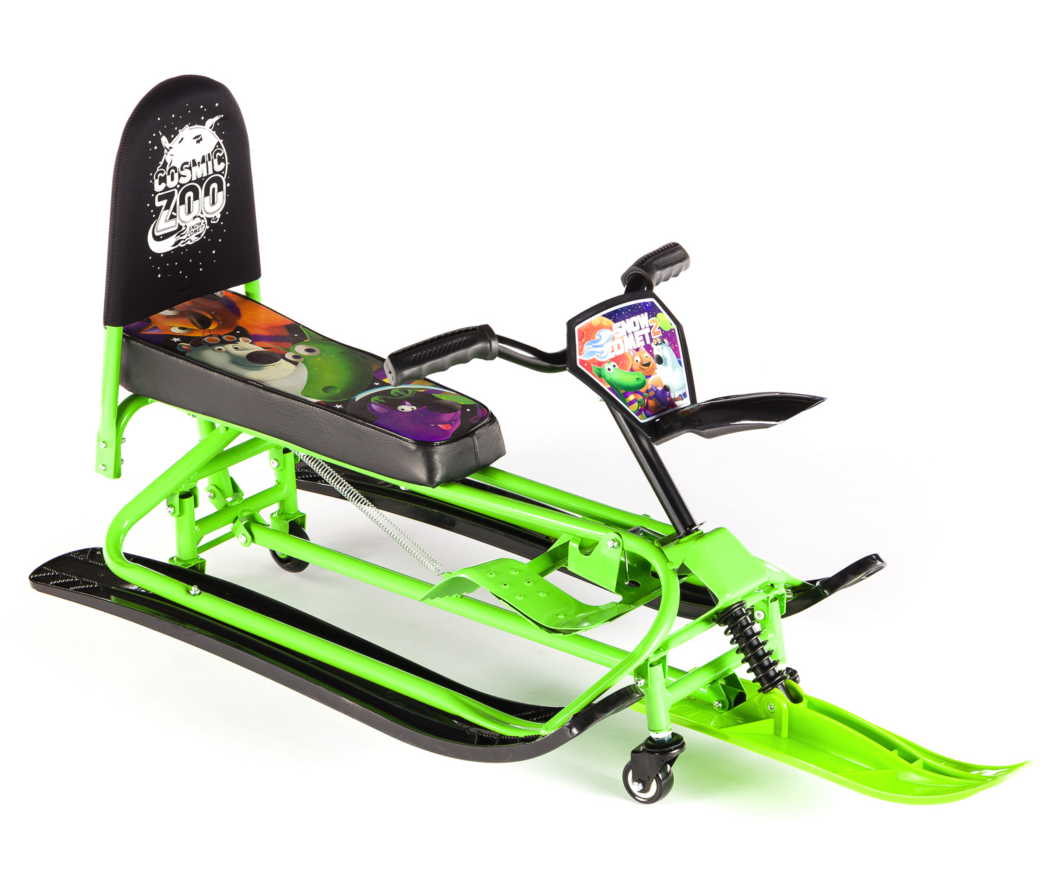 Снегокат-трансформер с колесиками и спинкой Small Rider Snow Comet 2 Снегокат-трансформер с колесиками и спинкой Small Rider Snow Comet 2