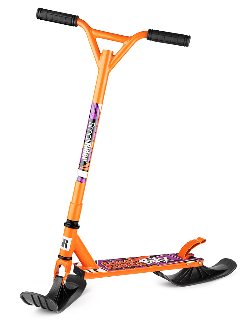 Трюковый самокат-снегокат с лыжами и колесами Small Rider Combo Runner BMX оранжевого цвета Трюковый самокат-снегокат с лыжами и колесами Small Rider Combo Runner BMX оранжевого цвета