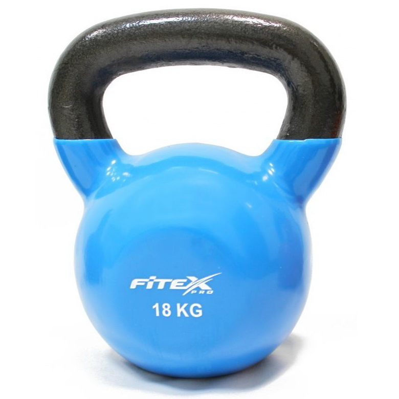 Гиря в виниловой оболочке Fitex PRO FTX2201-18 весом 18 килограммов Гиря в виниловой оболочке Fitex PRO FTX2201-18 весом 18 килограммов