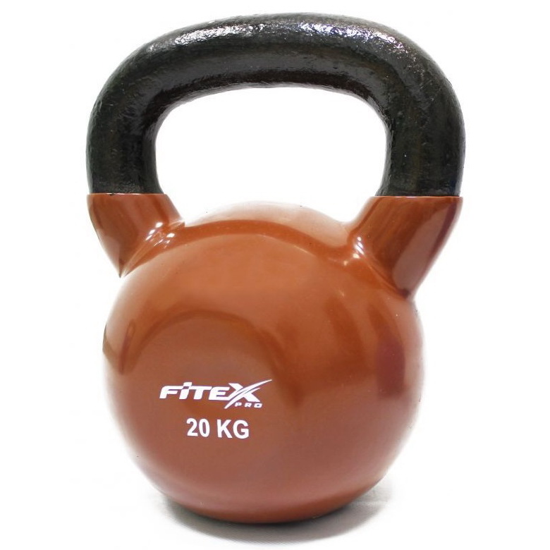 Гиря в виниловой оболочке Fitex PRO FTX2201-20 весом 20 килограммов Гиря в виниловой оболочке Fitex PRO FTX2201-20 весом 20 килограммов
