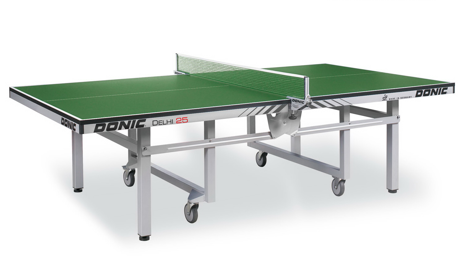 Теннисный стол складной турнирный DONIC Delhi 25 ITTF, цвет зеленый Теннисный стол складной турнирный DONIC Delhi 25 ITTF, цвет зеленый
