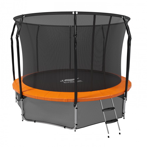 Батут с защитной сетью Eclipse Space Twin Green/Orange 14FT диаметром 427 сантиметров Батут с защитной сетью Eclipse Space Twin Green/Orange 14FT диаметром 427 сантиметров