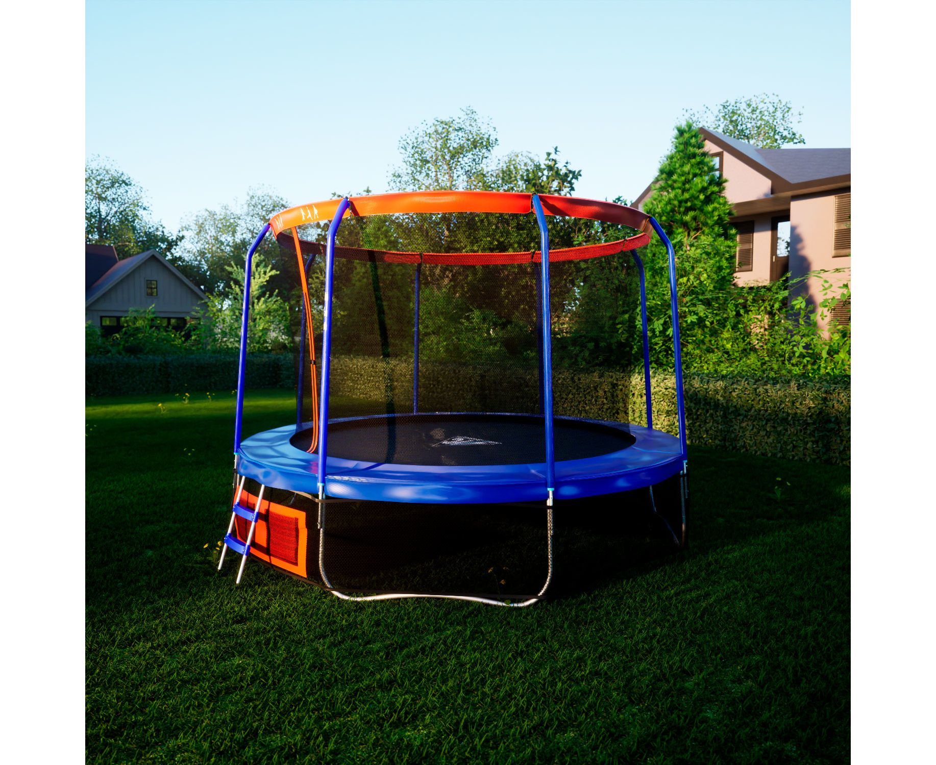 Батут с защитной сеткой и лестницей DFC JUMP BASKET 14FT-JBSK-B диаметром 427 см (14 ft) Батут с защитной сеткой и лестницей DFC JUMP BASKET 14FT-JBSK-B диаметром 427 см (14 ft)