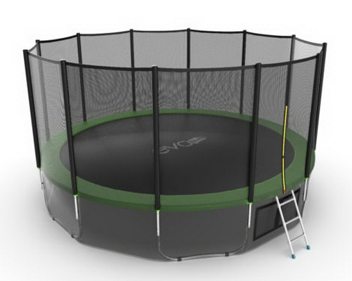 ����� � ������� ������, ������ ����� � ��������� EVO Jump External 16ft (Green) + Lower net ��������� 16ft (488 ��)