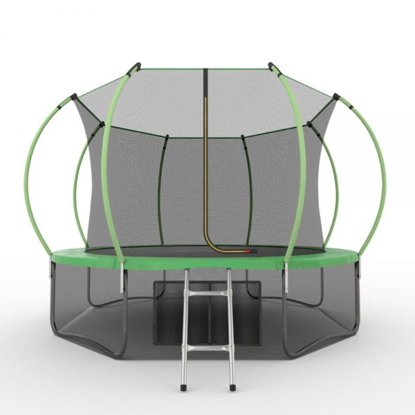 Батут с внутренней сеткой, нижней сетью и лестницей EVO Jump Internal 12ft (Green) + Lower net диаметром 12ft (366 см) Батут с внутренней сеткой, нижней сетью и лестницей EVO Jump Internal 12ft (Green) + Lower net диаметром 12ft (366 см)