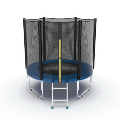 Батут с внешней сеткой и лестницей EVO Jump External 6ft (Blue) диаметром 6ft (183 см) Батут с внешней сеткой и лестницей EVO Jump External 6ft (Blue) диаметром 6ft (183 см)