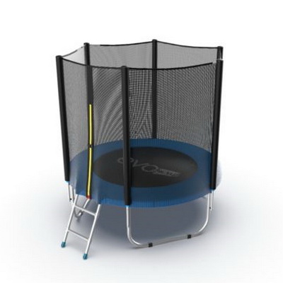 Батут с внешней сеткой и лестницей EVO Jump External 6ft (Blue) диаметром 6ft (183 см) Батут с внешней сеткой и лестницей EVO Jump External 6ft (Blue) диаметром 6ft (183 см)