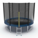 Батут с внешней сеткой и лестницей EVO Jump External 10ft (Blue) диаметром 10ft (305 см)