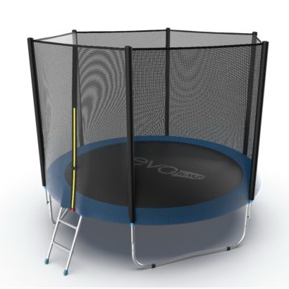 Батут с внешней сеткой и лестницей EVO Jump External 10ft (Blue) диаметром 10ft (305 см) Батут с внешней сеткой и лестницей EVO Jump External 10ft (Blue) диаметром 10ft (305 см)