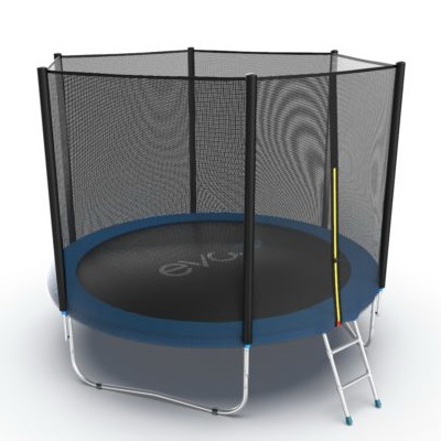Батут с внешней сеткой и лестницей EVO Jump External 10ft (Blue) диаметром 10ft (305 см) Батут с внешней сеткой и лестницей EVO Jump External 10ft (Blue) диаметром 10ft (305 см)