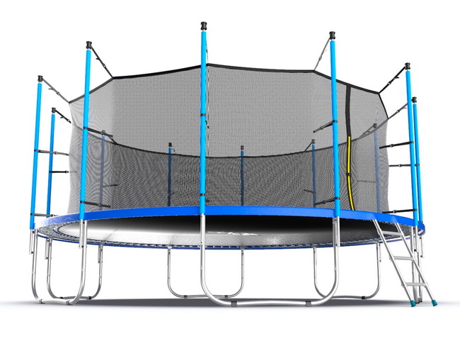 Батут с внутренней сеткой и лестницей EVO Jump Internal 16ft (Blue) диаметром 16ft (488 см) Батут с внутренней сеткой и лестницей EVO Jump Internal 16ft (Blue) диаметром 16ft (488 см)