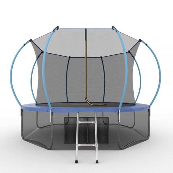 Батут с внутренней сеткой, нижней сетью и лестницей EVO Jump Internal 12ft (Blue) + Lower net диаметром 12ft (366 см) Батут с внутренней сеткой, нижней сетью и лестницей EVO Jump Internal 12ft (Blue) + Lower net диаметром 12ft (366 см)