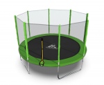 Батут с защитной сеткой DFC Trampoline Fitness 12FT-TR-LG диаметром 12 футов (3,66 м)