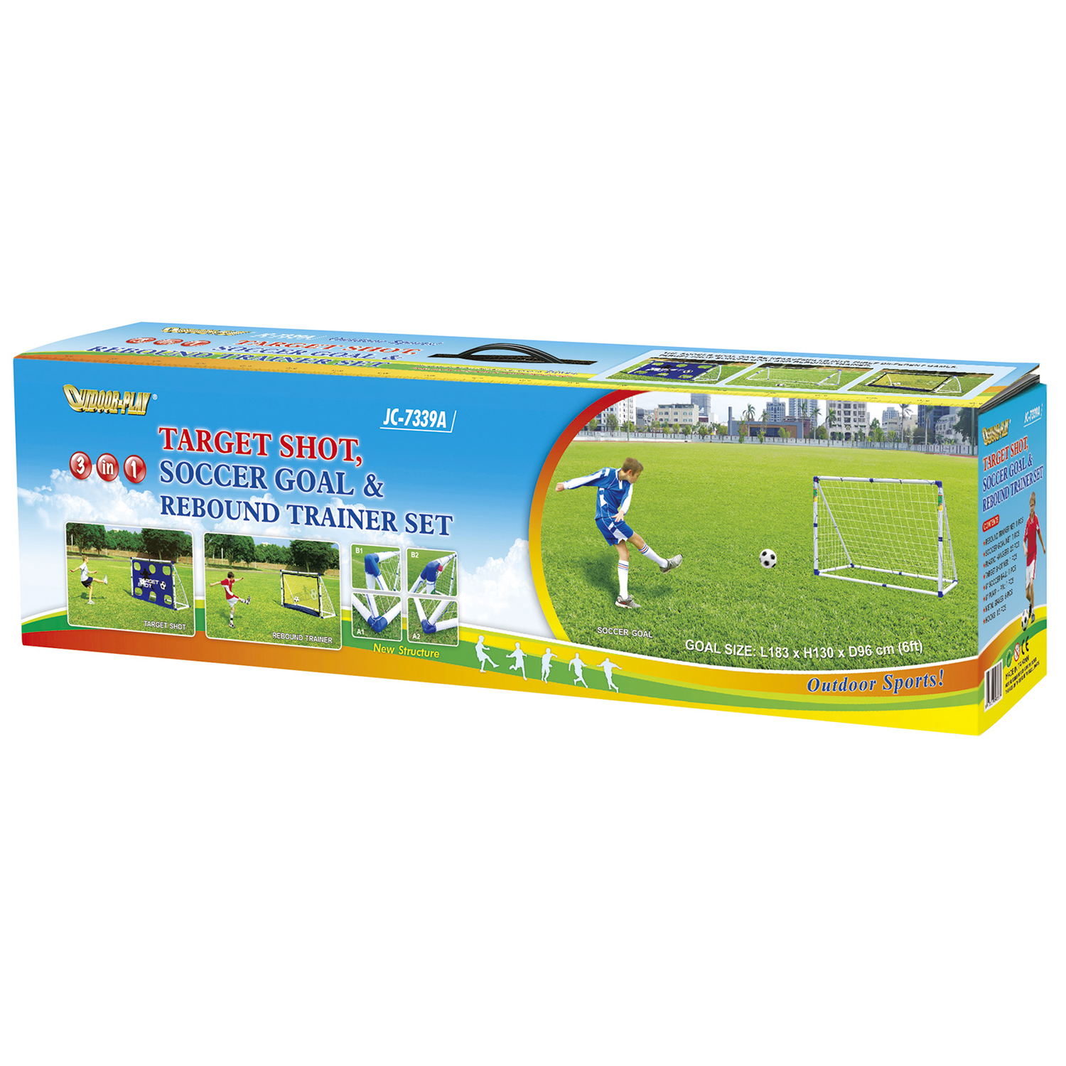 Ворота игровые 3 в 1 DFC GOAL7339A Ворота игровые 3 в 1 DFC GOAL7339A