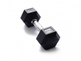 Гантель гексагональная обрезиненная ORIGINAL FIT.TOOLS FT-HEX-06 весом 6 кг
