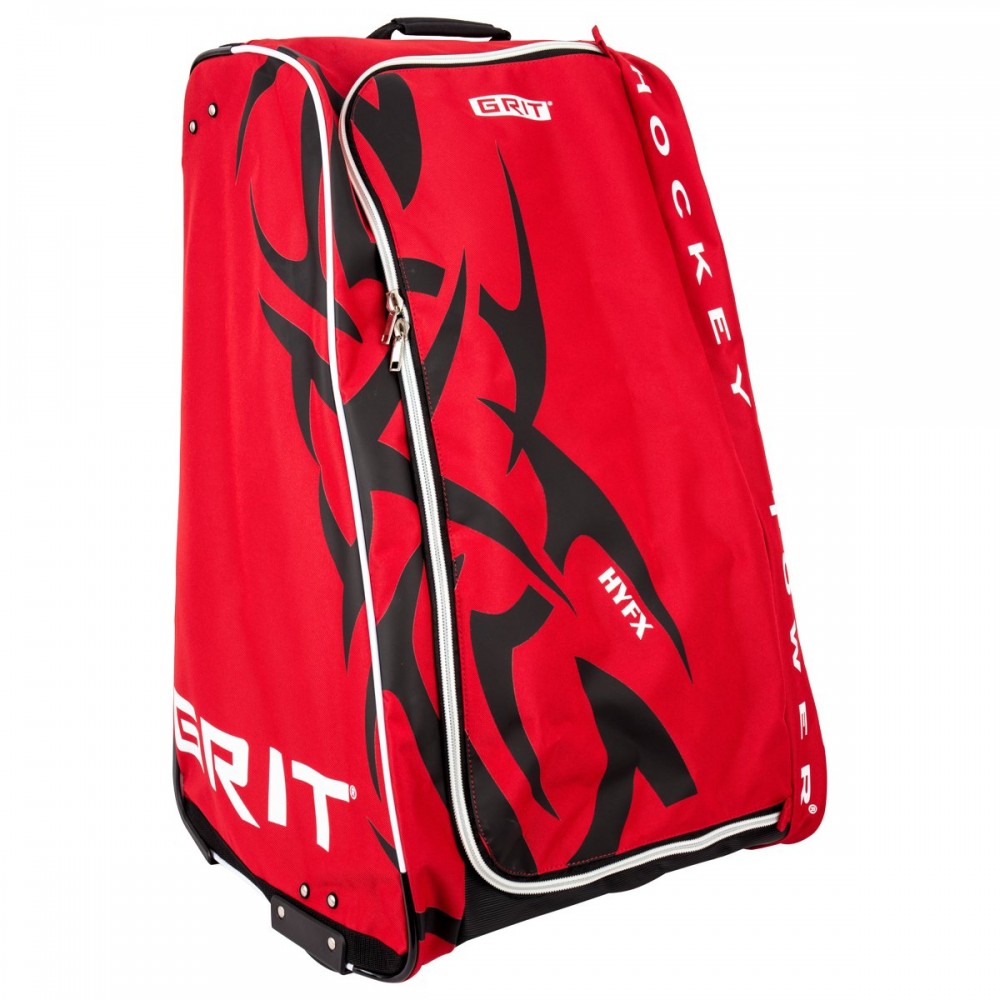 Баул хоккейный на колёсах GRIT GT3 HYFX Hockey Tower 30 красного цвета (Chicago) Баул хоккейный на колёсах GRIT GT3 HYFX Hockey Tower 30 красного цвета (Chicago)
