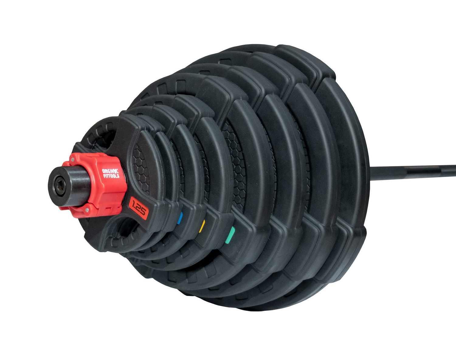 Олимпийская штанга ORIGINAL FIT.TOOLS FT-2HGSET-180-BLACK весом 180 килограммов Олимпийская штанга ORIGINAL FIT.TOOLS FT-2HGSET-180-BLACK весом 180 килограммов